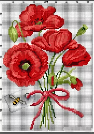 指尖綻放的芳華 花卉十字繡圖案的藝術(shù)與療愈